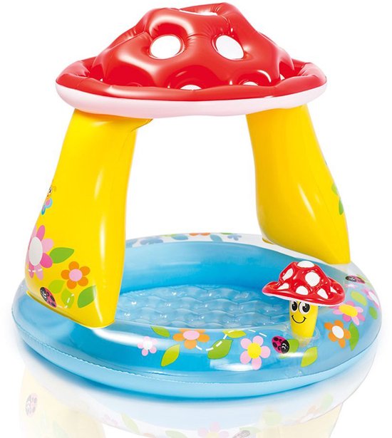 Piscine gonflable Intex Baby « Champignon » - Ø 102 x 89 cm