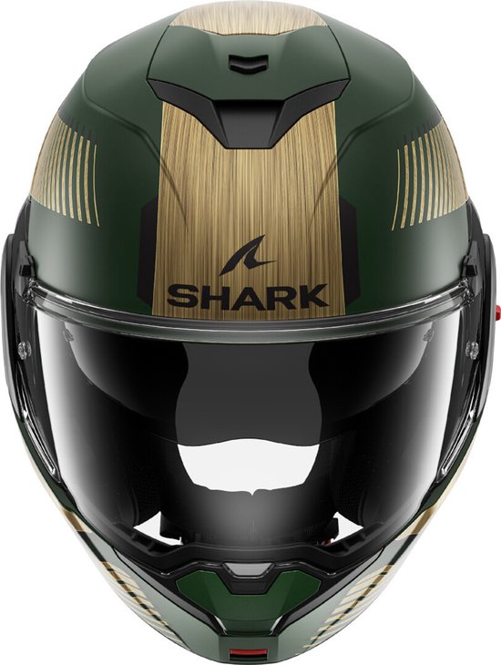 Casque SHARK Oxo Sikter Mat Vert Chrome Or GUQ - Taille XL - Casque