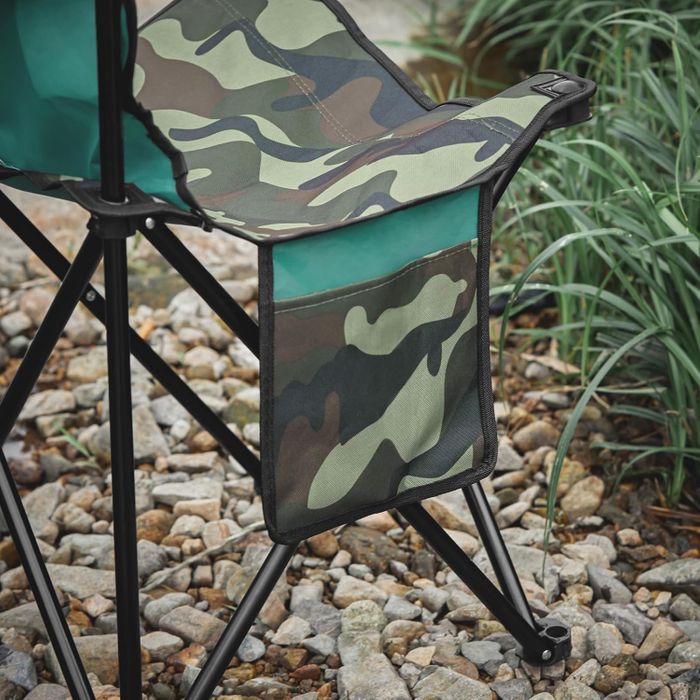 Sobuy Chaise de pêche - couleur camouflage - 145x43x74 cm