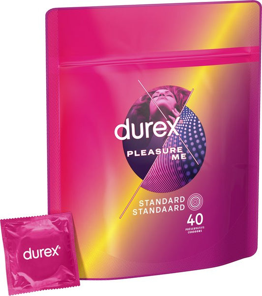Préservatifs Durex - Pleasure Me - 40 pièces - Lot économique