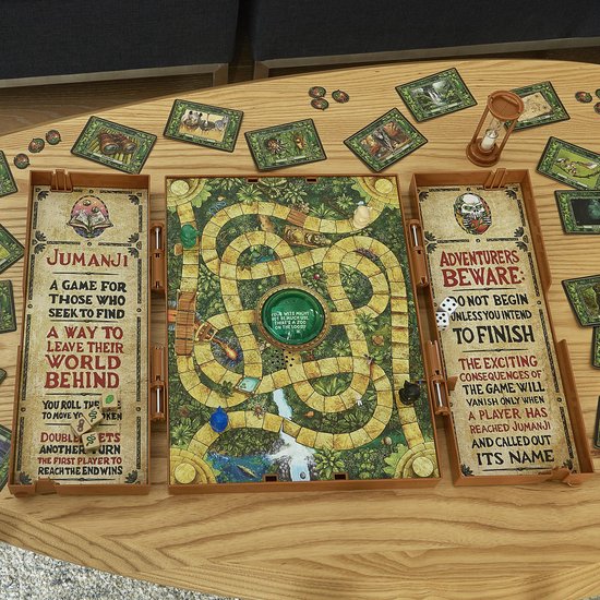 Spin Master Games Jumanji Deluxe, une version électronique captivante du jeu de société d'aventure classique, désormais dotée d'effets lumineux et sonores