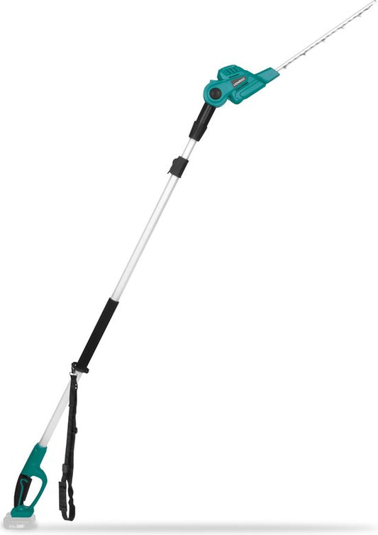 Taille-haie sur perche - VONROC - 20V - Manche extensible – Lame inclinable 40 cm - Sans batterie ni chargeur