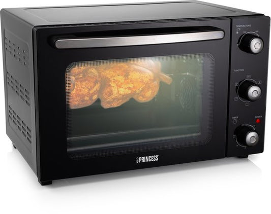 Princess 112751 - Four à convection autonome - 6 modes de cuisson - 32 litres - 1 500 W - Noir