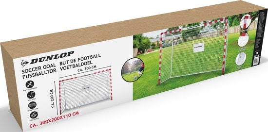 But de football - Dunlop - 300 x 200 x 110 cm