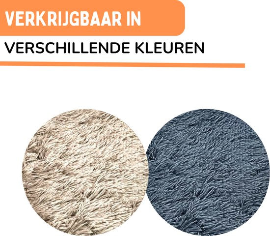 By Cee Cee Panier orthopédique pour chien - Coussin orthopédique pour chien - Royal Collection Dog Bed - Fluffy - Dark Grey - M - 80x55x17