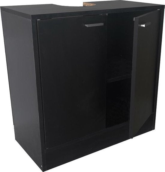 Meuble bas pour lavabo - meubles de salle de bains - noir
