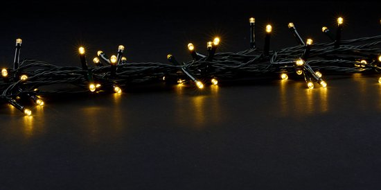 Arti Casa Christmas Lights - 10m Christmas Tree Lights With 120 LED Lights - Warm White - Convient pour l'intérieur et l'extérieur - 230V