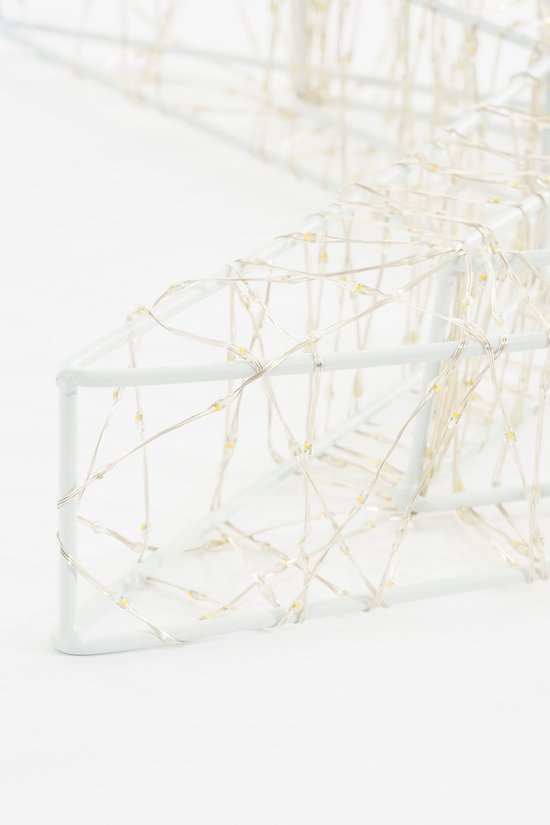 Luca Lighting Pendentif étoile avec éclairage LED blanc chaud - Ø56 cm - Métal - Blanc