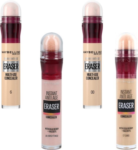 Maybelline New York - Instant Anti Age Eraser - 06 - correcteurs qui atténuent visiblement les poches sous les yeux - 6,8 ml