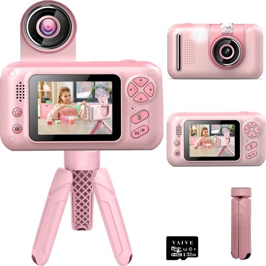 VAIVE Caméra numérique pour enfants - Caméra vlog pour enfants - Caméra pour enfants - Caméras numériques pour enfants - Caméras pour enfants