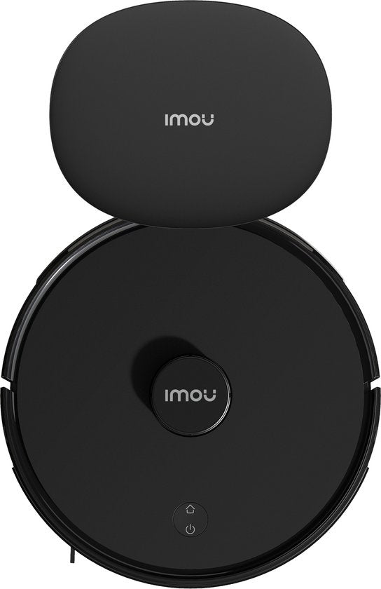 Imou RV1 Pro Max - Aspirateur robot avec station de recharge et fonction balayage - Entrée ultra rapide grâce au capteur LIDAR - Plan de stockage sur 3 étages - Vidange automatique - Puissance d'aspiration de 6000 Pa - Nettoyage continu pendant 180 minute
