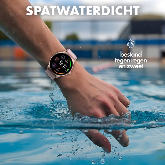 Montre connectée Denver - Android / iOS - Fonctionnalité d'appel complète - Écran AMOLED - Montre de sport - Cardiofréquencemètre - Oxymètre de pouls - Suivi du sommeil - SWC387