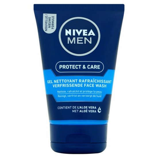 NIVEA MEN HYDROCARE Nettoyant pour le visage - Gel nettoyant pour le visage - Face Wash - Nettoyant pour le visage - Cleanser - 100 ml