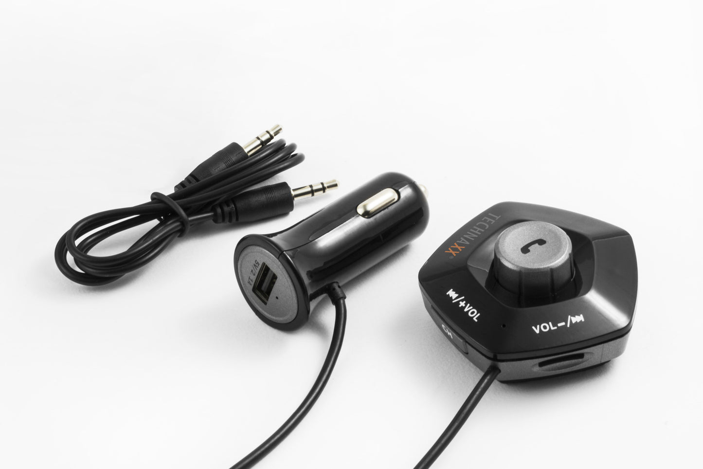 Transmetteur Technaxx FMT1100BT avec kit mains libres et fonction de chargement