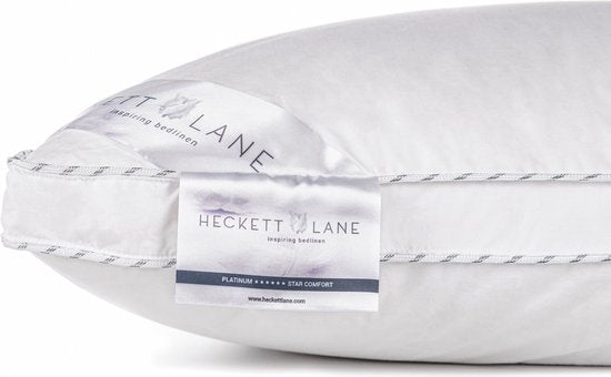 Heckett & Lane Platinum - Duvet - Oreiller - Soft - 60x70 cm - Blanc