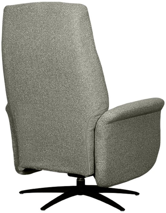Fauteuil LABEL51 Stockholm - MARRON - Tissu Royal - 1 moteur - - - Pivotant - Avec accoudoirs