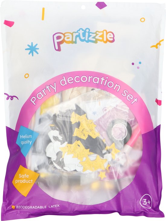 Partizzle Graduated Party Decorations Articles - Guirlandes et ballons - Hourra Graduation Party - Graduation Party Items - XL