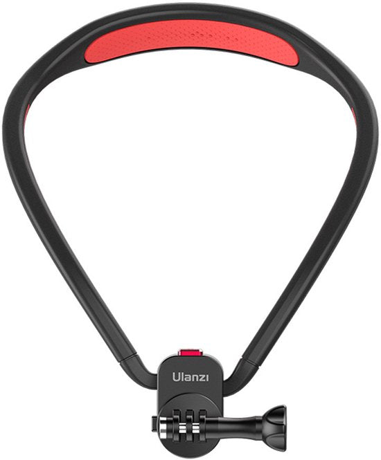 Support de cou Ulanzi Go-Quick II pour caméra d'action - Fixation magnétique rapide - Compatible avec GoPro, DJI et Insta360 - Silicone - Noir