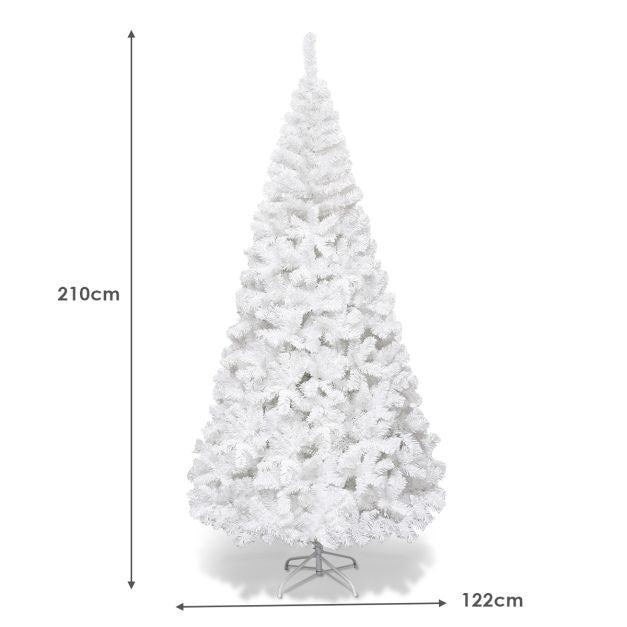 Coast Christmas Tree Sapin artificiel - support métal 150-240 cm blanc