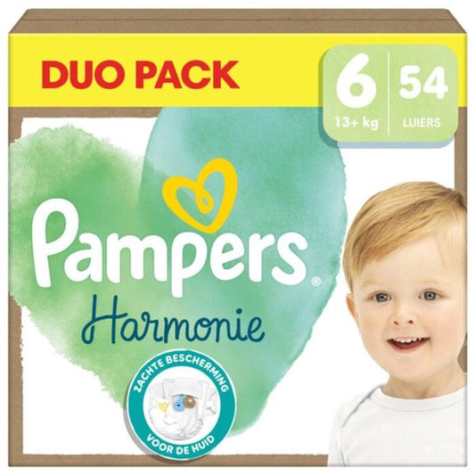 Couches Pampers Harmonie, taille 6 (13+ kg), 54 pièces