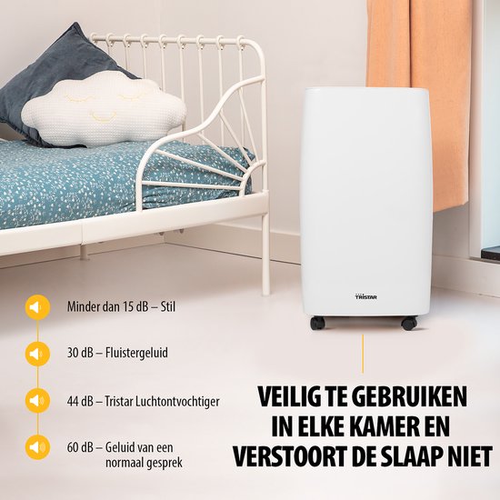 Tristar DH-5419 Déshumidificateur 45 m² 205 W 0,416 l/h Blanc