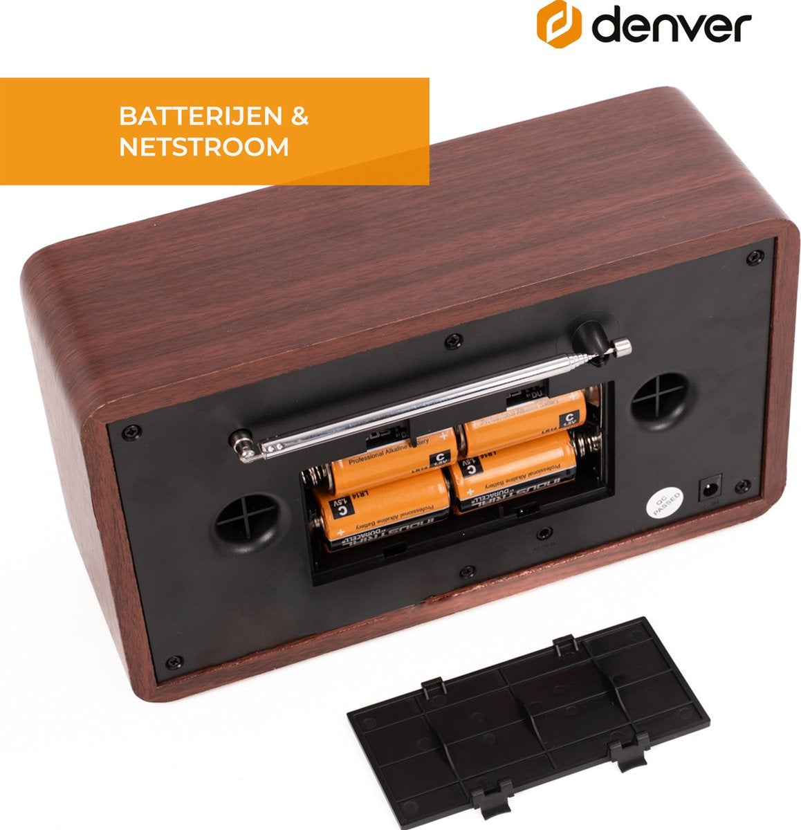 Radio retro - Denver - DAB+/ FM Radio DAB18 - Bluetooth