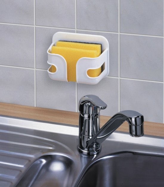 Boîte à éponges Wenko avec nettoyant pour casseroles