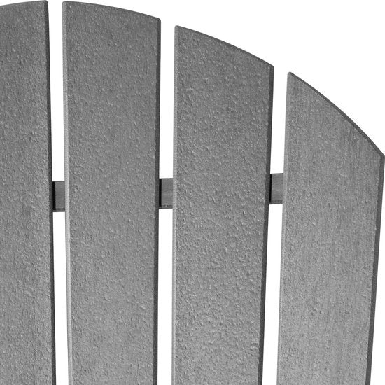 tectake - Chaise de jardin Joan grey - chaise de jardin en aspect bois - 404505