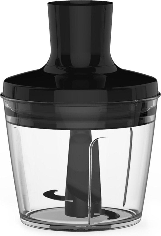 Tefal Quickchef HB6598 - Mixeur plongeant - Avec bol mixeur et hachoir - Performances puissantes - Argent/Noir - 1000 W