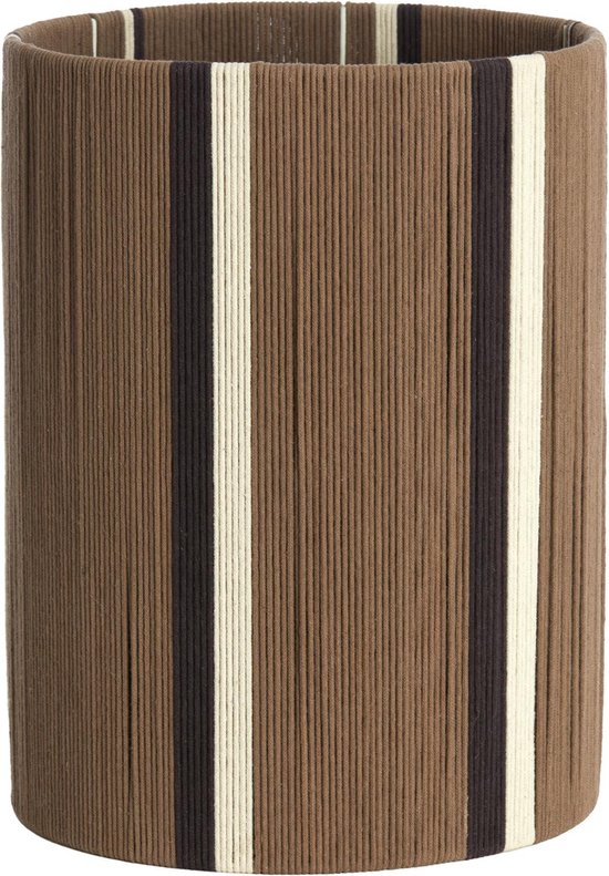 Light & Living Abat-jour Medan - Marron foncé - Ø30cm - Moderne