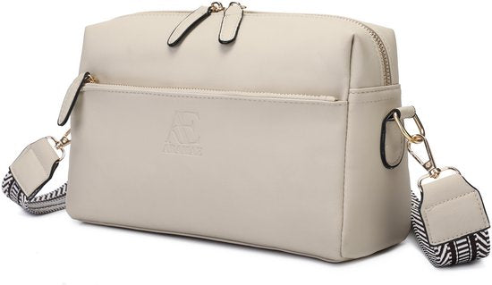 Aramae® - Sacoche pour femme - Sacoche pour femme - Sacoche pour femme - Sac à bandoulière - Sac pour téléphone - Beige mat