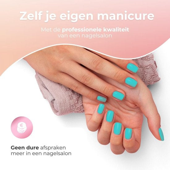Vernis semi permanent Moods Gellac - Set de 6 pièces - Vernis à ongles en gel - 8ML - Miami Vibes Edition - Gellac - Nails - Gel Polish Starter Pack - Pastel Colours
