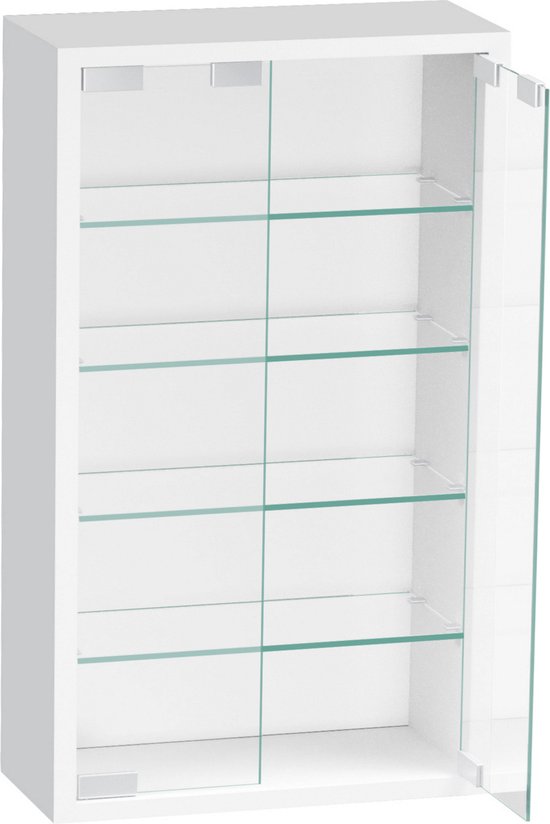 Vitrine murale suspendue debout - 30 x 60 x 13 cm