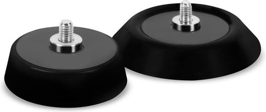 VONROC Jeu de tampons d'appui 50mm & 75mm - Connexion M6 - Pour polisseuse - Avec bande velcro