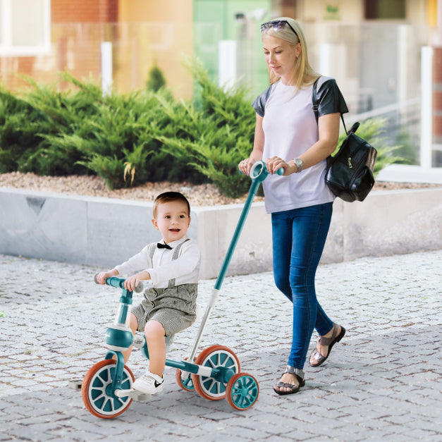 Vélo enfant - Coast - 4 en 1 - réglable - 37 x 72 x 101cm - vert