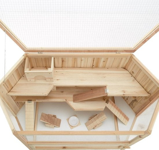 tectake Cage pour hamster 115 x 60 x 58 cm - 403227