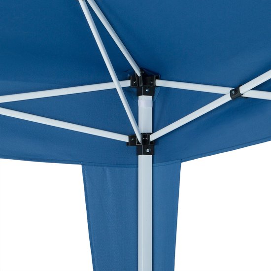 Tonnelle de jardin - Easy Up - Tente pliante - Pavillon - Tente de réception bleue 3x6 mtr