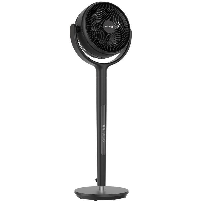 Ventilateur Auronic Omni Noir - 12 vitesses - Oscillation à 120° - Avec télécommande