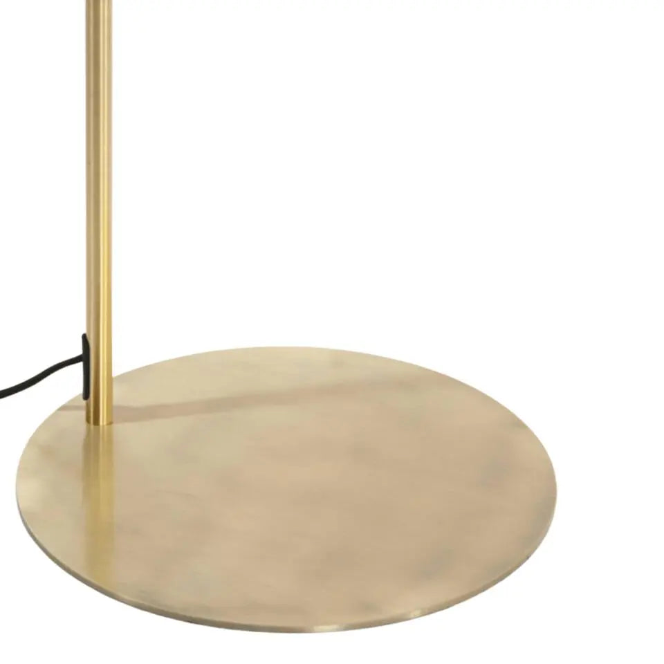 Lampadaire Solna de Light & Living - Bronze antique avec verre fumé - 45 x 29,5 x 160 cm