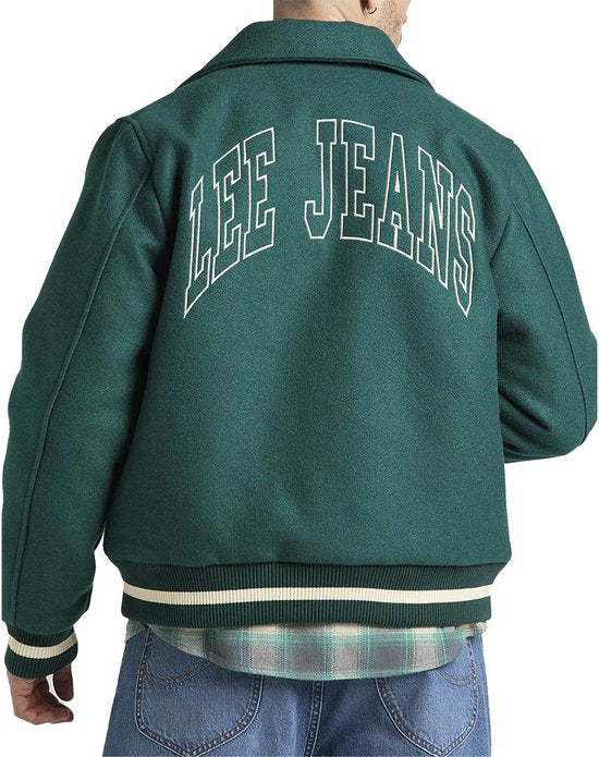 Veste LEE Varsity pour homme / Esmeralda - L