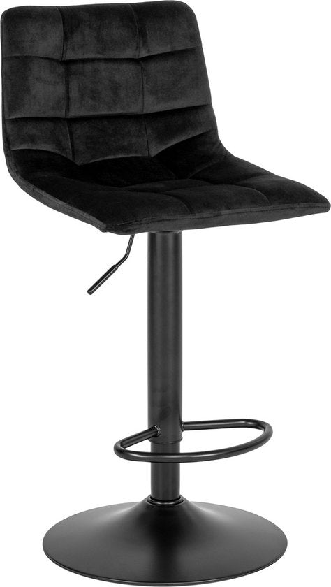 Tabouret de bar - House Nordic - Chaise Haute - Ensemble de 2 chaises de bar - Noir