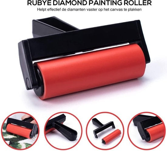 Rubye® Rouleau de peinture diamant - Peinture diamant adultes - Peinture diamant enfants - 10 cm