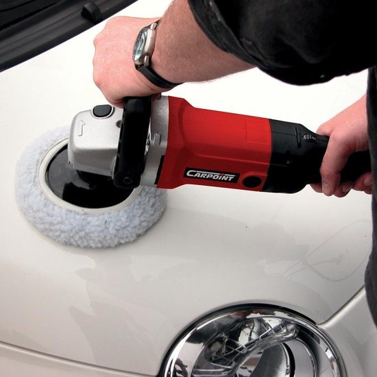 Polisseuse angulaire Carpoint  - 230V 1200W - Rouge et Noir