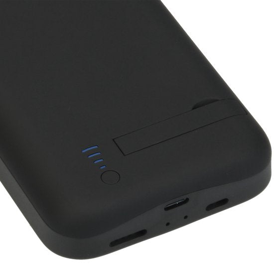 Coque adaptée à l'iPhone 13 Pro - Boîtier d'alimentation 5000 mAh - noir
