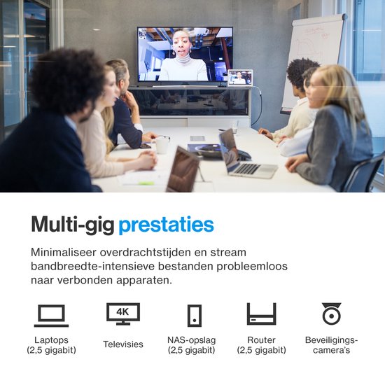Linksys LN2308 - Commutateur réseau - Non géré - 2 500 Mbps - 8 ports
