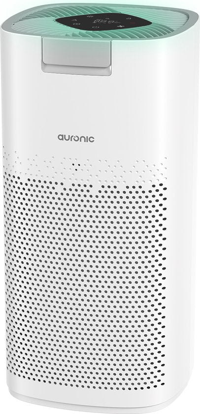 Auronic Air Purifier Ultra - Avec filtre HEPA 13 - 450 m³/h - 90 m² - Filtre à charbon - 3 étapes - Purificateur d'air - Blanc