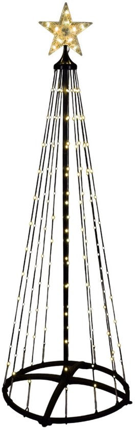 Arbre LED avec 550 lumières 300cm, blanc chaud