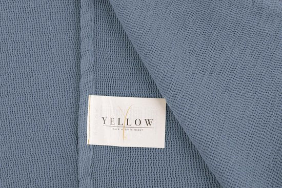 Couvre-lit Yellow ICA - Pacific Blue - 180 x 260 cm