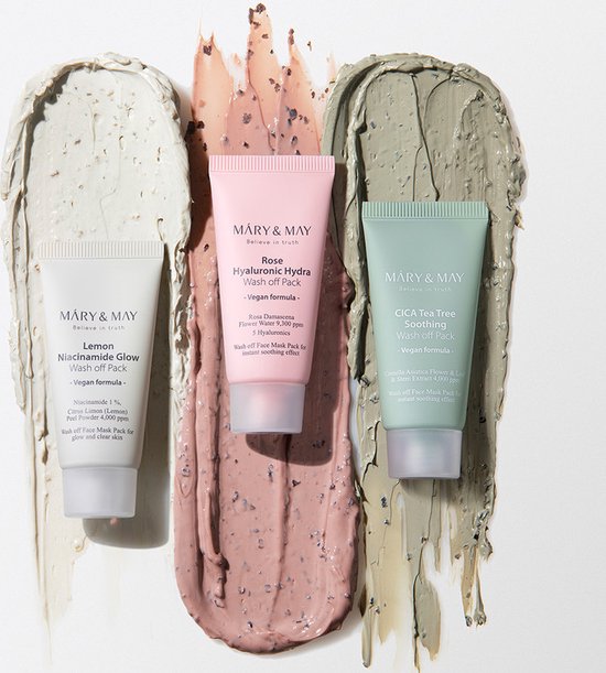 Mary & May Hyaluronice Hydra Wash Off Pack 30 g - Soins de la peau coréens