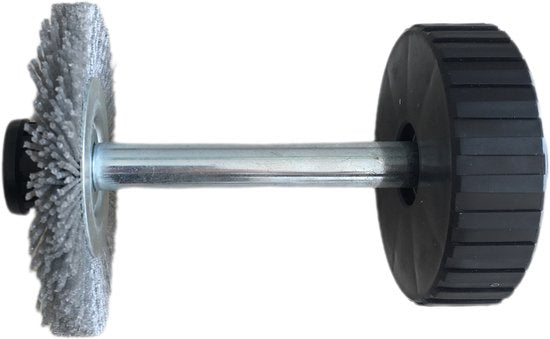 CFH Nettoyeur électrique de surfaces et de joints - AVEC tige télescopique et 3 brosses à joints - 500W - EMB684